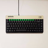 Console8 keyboard decals - beige & green