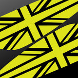 Lotus Exige / Elise "teardrop" Union Jack Spoiler Decals - 316mm version