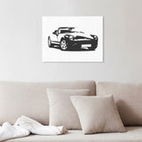 Chimaera silhouette canvas art