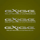 EXIGE SUPERCHARGED custom decal