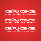 EXIGE SUPERCHARGED custom decal