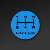 Gear knob change pattern sticker (A111U0004F) - Elise S1 (18mm)