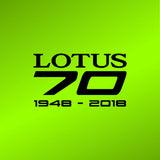 LOTUS 70 celebration decal