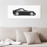 Sagaris silhouette canvas art