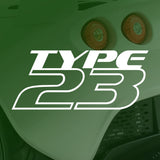 Lotus "TYPE 23" custom decal